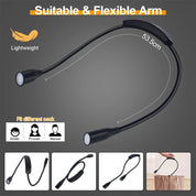 LED Neck Light USB Rechargeable 3 Colors & Dimmable Flexibility - Image 4