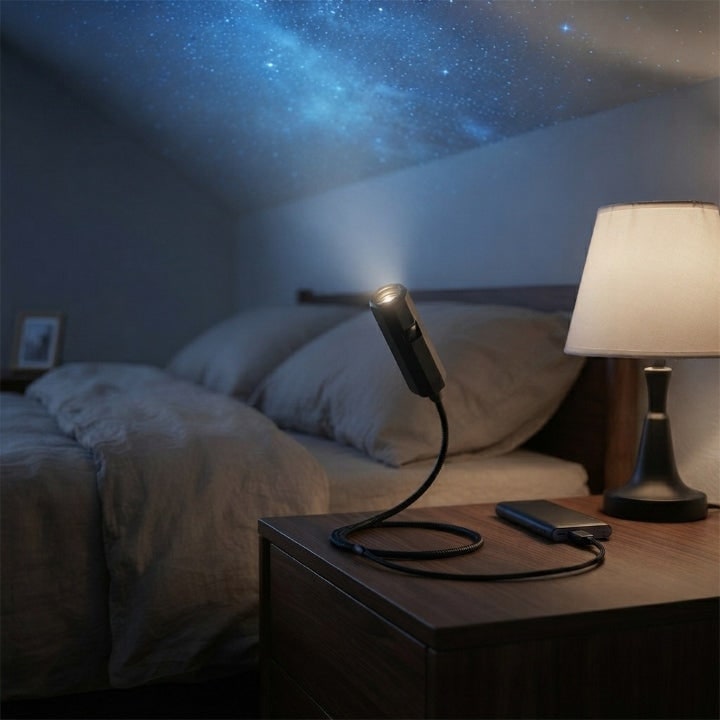 LED Night Light Projector Galaxy Ocean and Butterfly Effects - Image 1