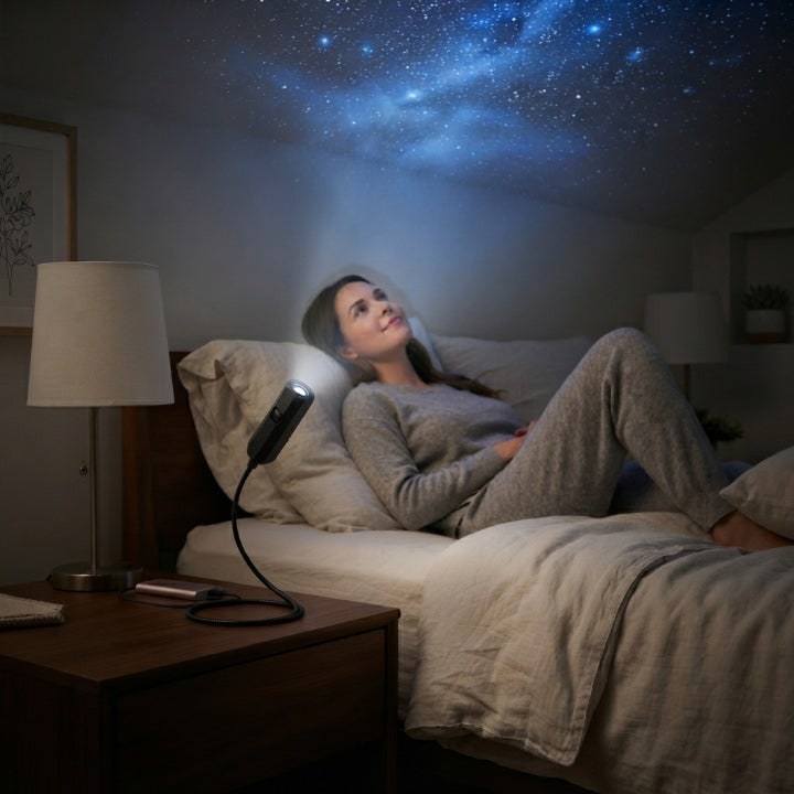 LED Night Light Projector Galaxy Ocean and Butterfly Effects - Image 2