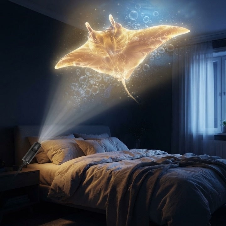 LED Night Light Projector Galaxy Ocean and Butterfly Effects - Image 3