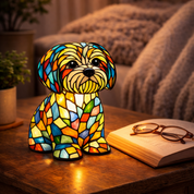 LED Table Lamp Crystal Night Light Dog Lamp - Image 2
