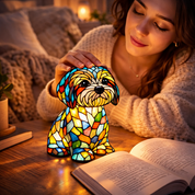 LED Table Lamp Crystal Night Light Dog Lamp - Image 4