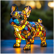 LED Table Lamp Crystal Night Light Dog Lamp - Image 5