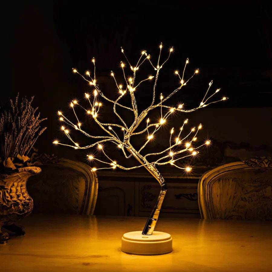 LED Tree Lamp Adjustable Branches Home Decor Lighting - Image 1