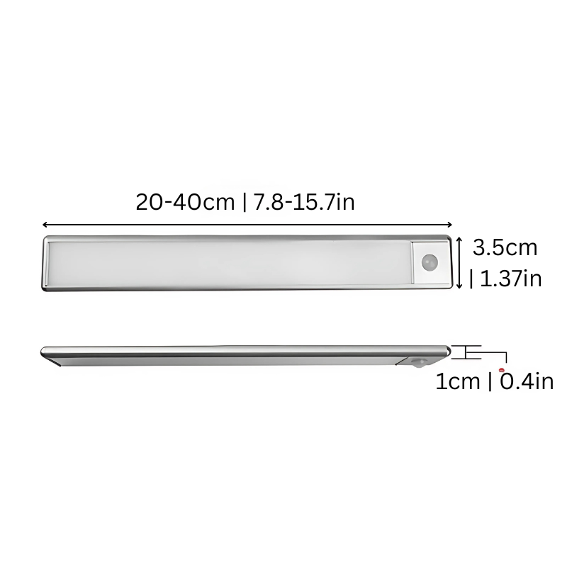 LED Under Cabinet Light Bar Motion Sensor Slim Design 20- - Image 2
