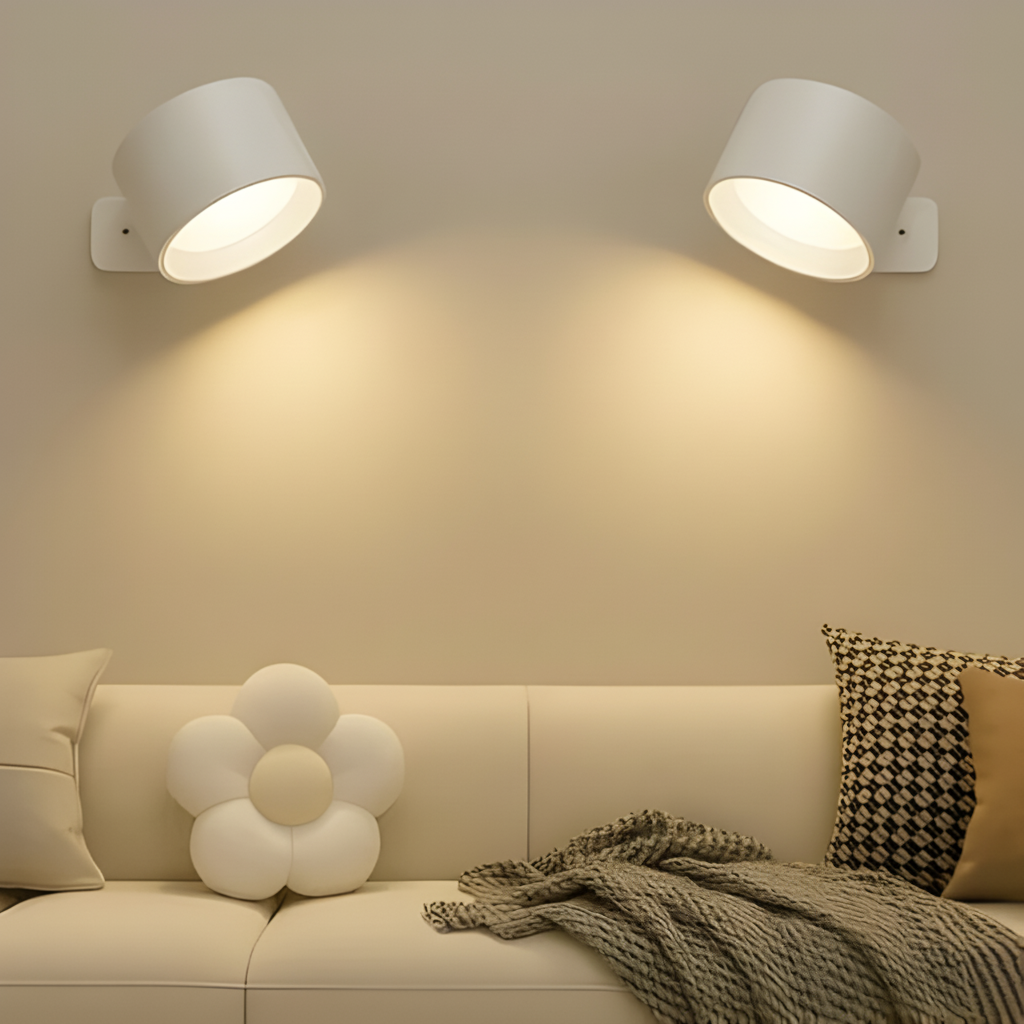 LED Wall Light Rechargeable Sconce Rotatable Wall-Mount - Image 1