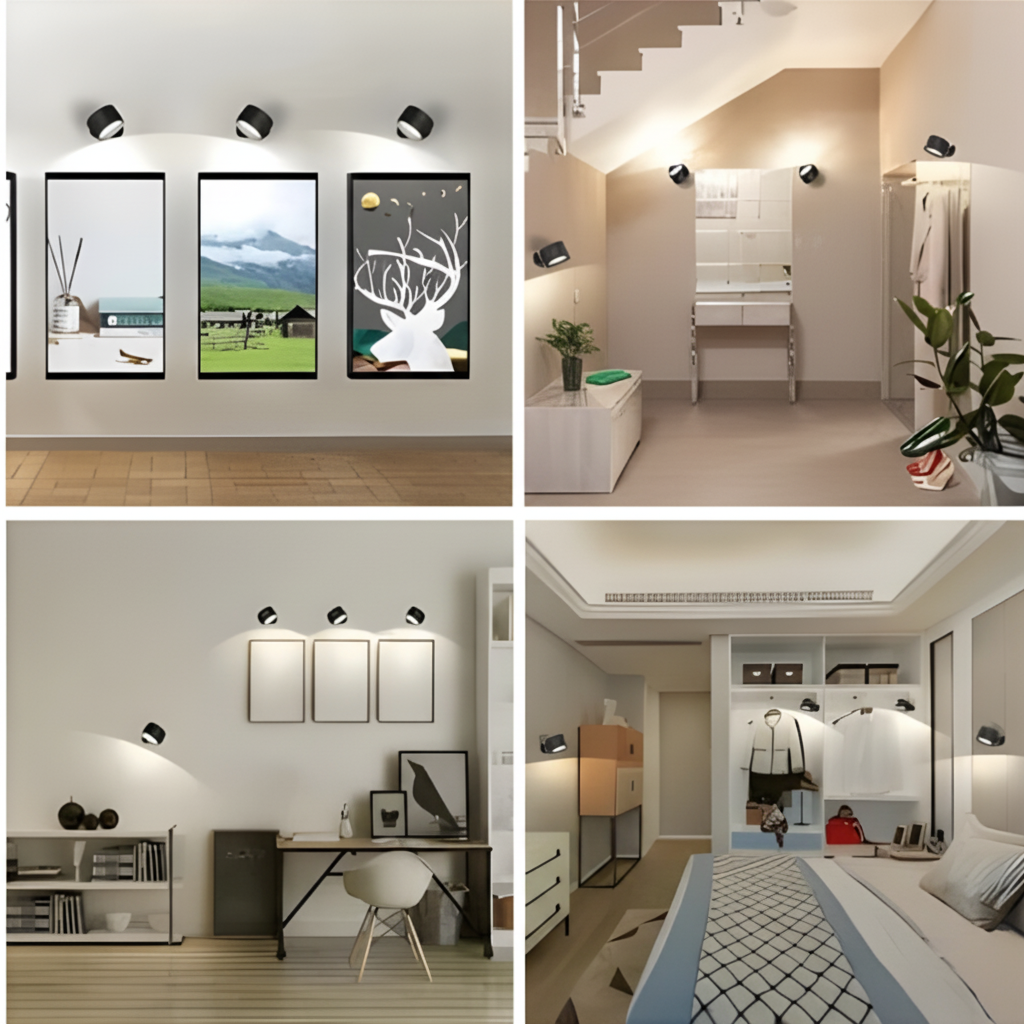 LED Wall Light Rechargeable Sconce Rotatable Wall-Mount - Image 14