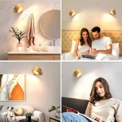 LED Wall Light Rechargeable Sconce Rotatable Wall-Mount - Image 17