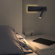 LED Wall Reading Light Bed Adjustable Modern Design Black White - Image 5