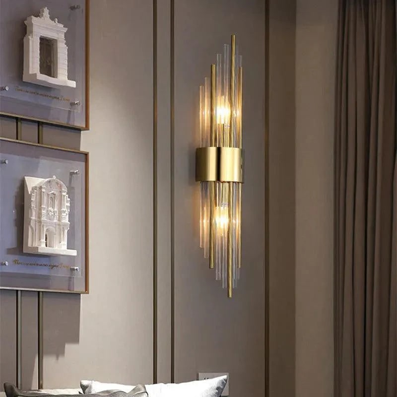 LED Wall Sconce Crystal Design Modern Home Lighting - Image 2