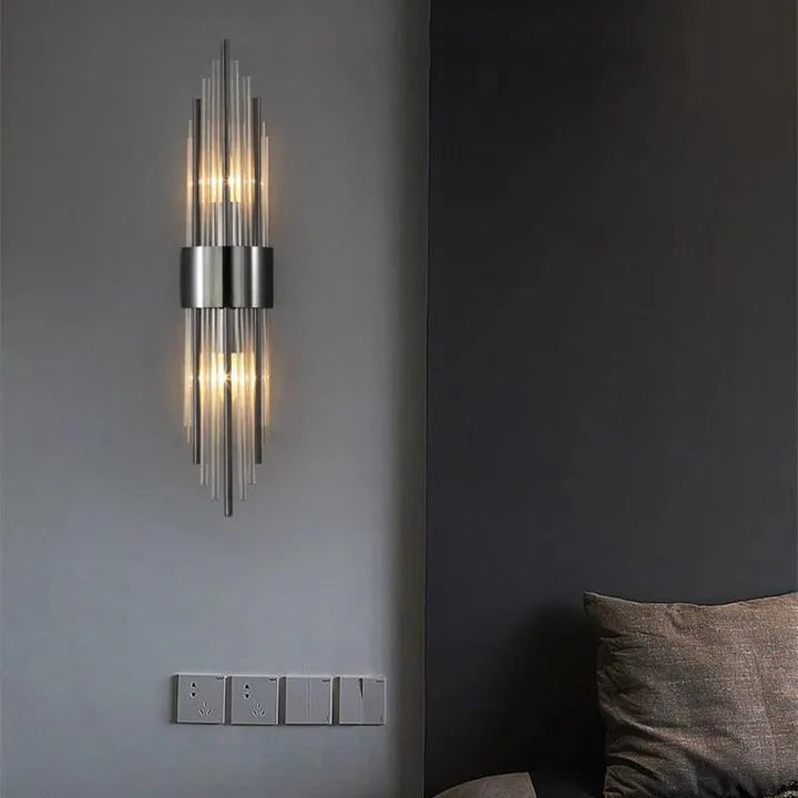 LED Wall Sconce Crystal Design Modern Home Lighting - Image 4