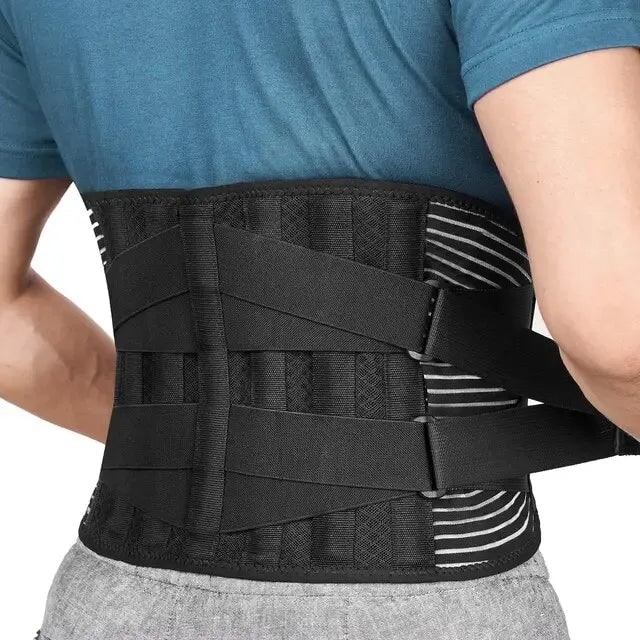 Lumbar Support Back Brace and Stability Adjustable Fit - Image 1