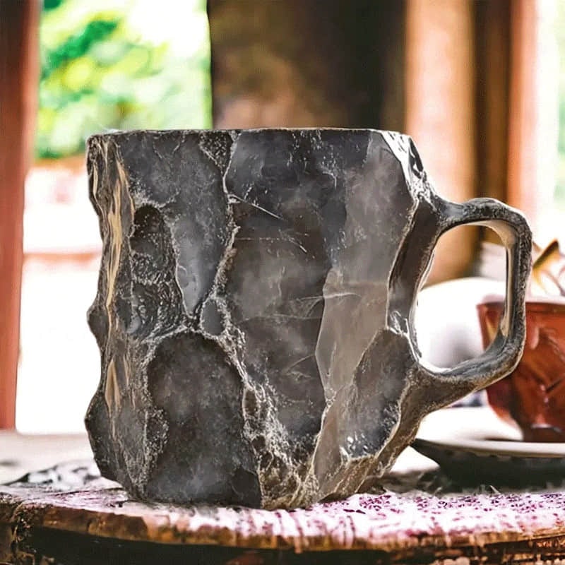 Luxe Gem Stone Coffee Mug Unique Agate Design Home or Office - Image 2