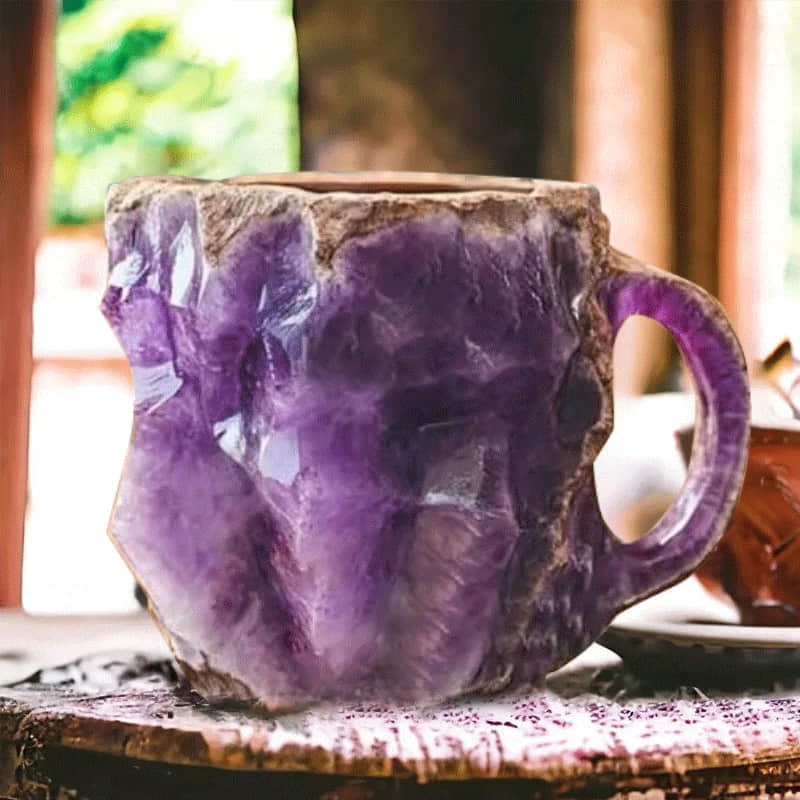 Luxe Gem Stone Coffee Mug Unique Agate Design Home or Office - Image 5