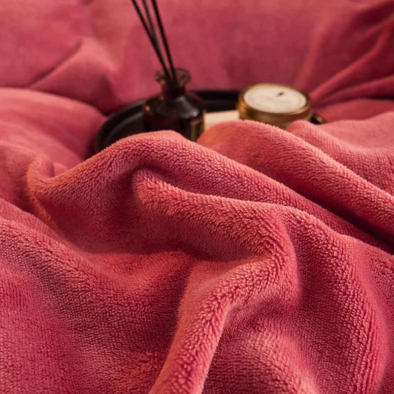 Luxurious Velvet Duvet Cover Set Soft Plush Bedding Comfort - Image 10