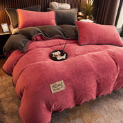 Luxurious Velvet Duvet Cover Set Soft Plush Bedding Comfort - Image 2