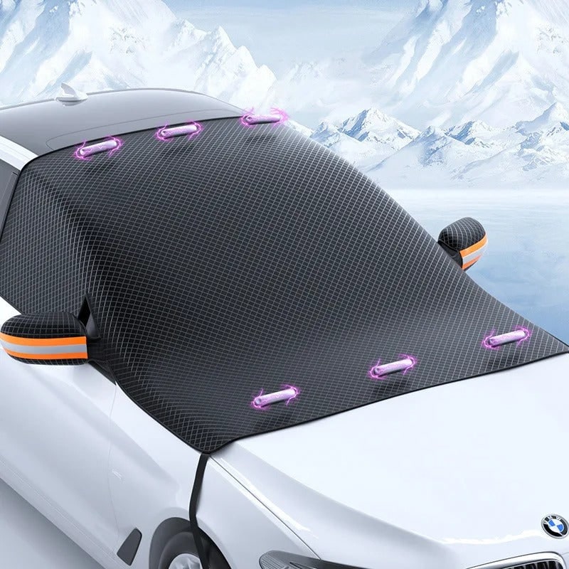 Magnetic Car Snow Cover Winter Protection and Easy Use - Image 2