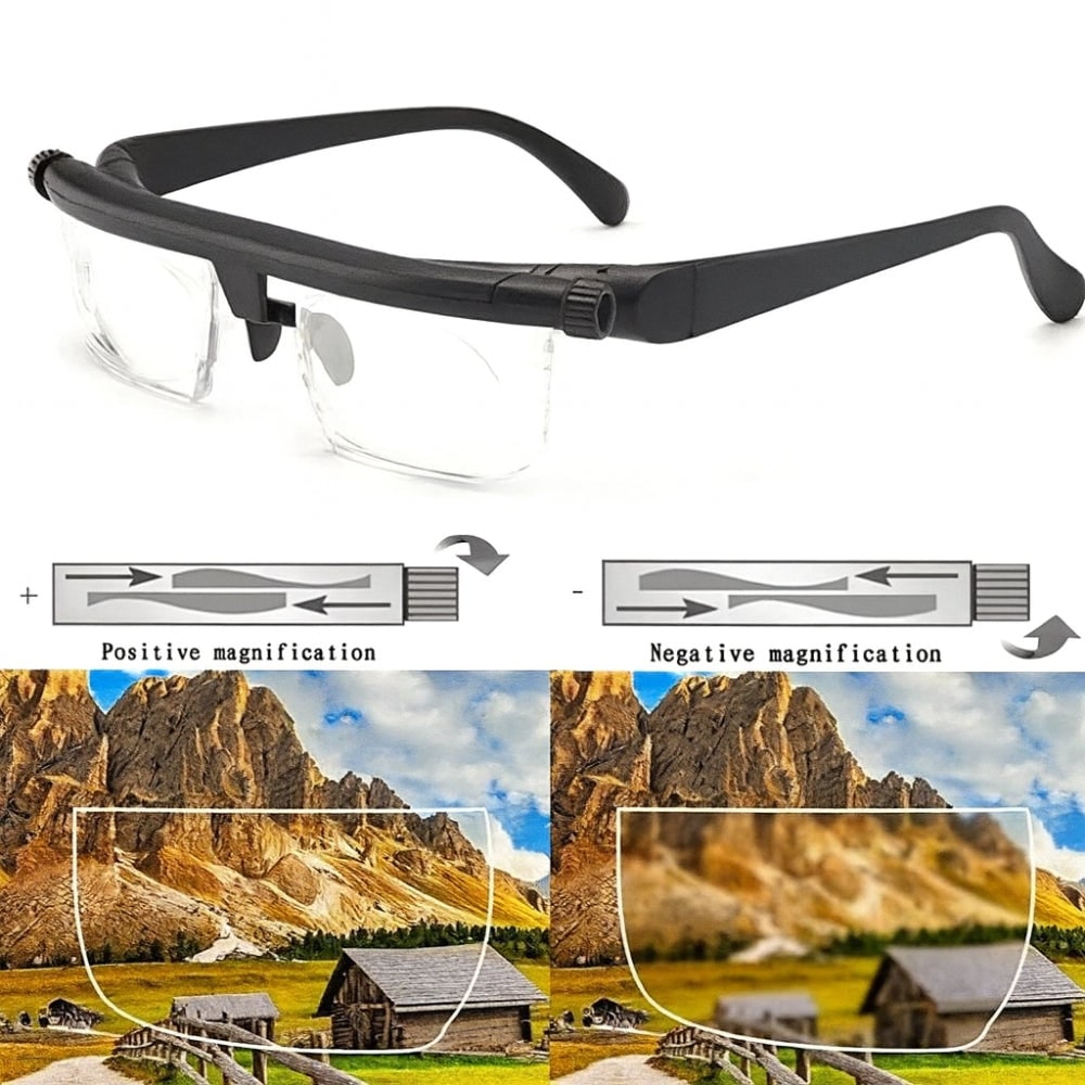 Magnifying Glasses Reading Adjustable Focus Lens Frame - Image 5
