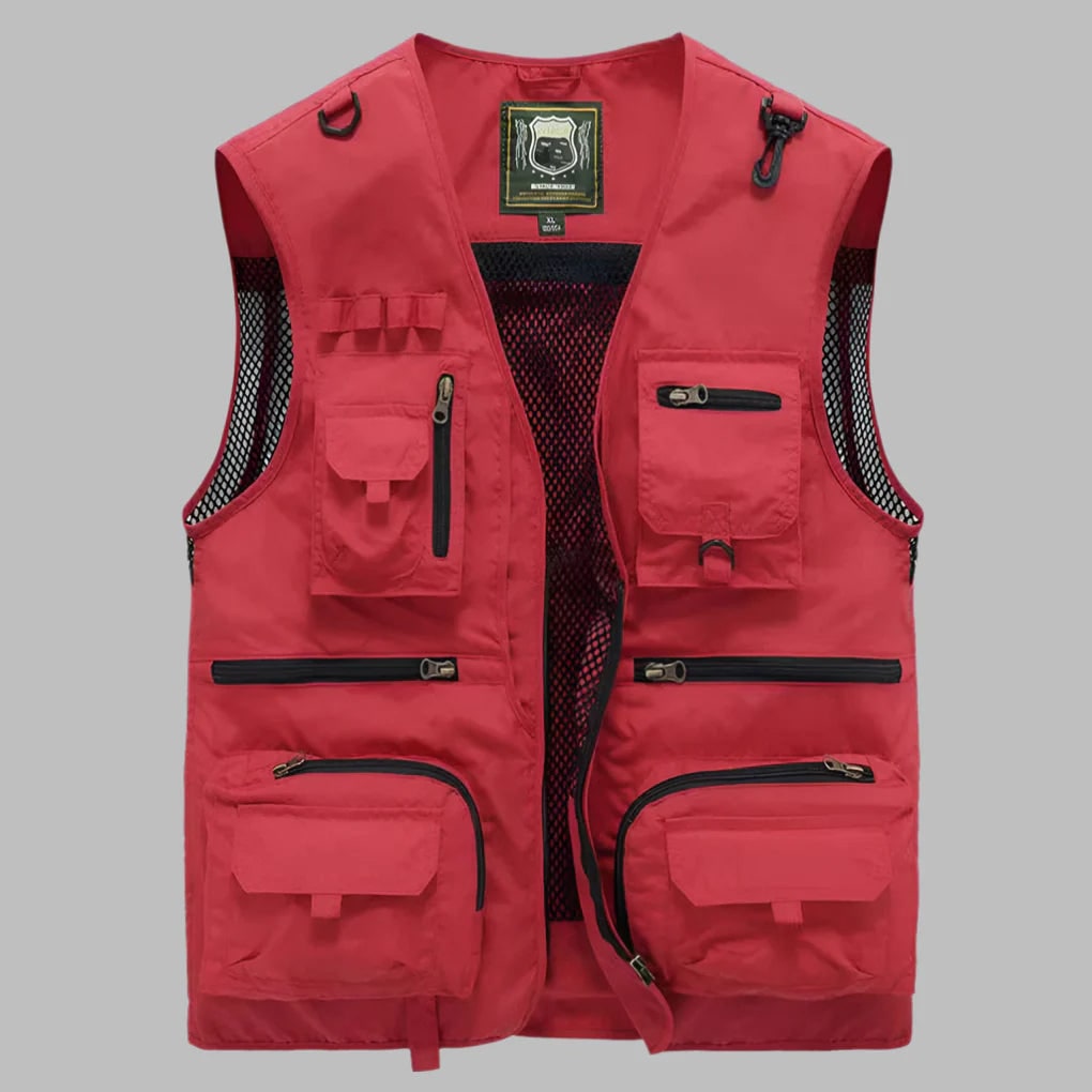 Men's Functional Summer Vest Multi-Pocket | Casual Outdoor Wear - Image 1