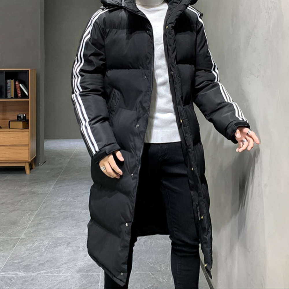Men's Hooded Winter Coat Waterproof | Puffer Jacket - Image 4