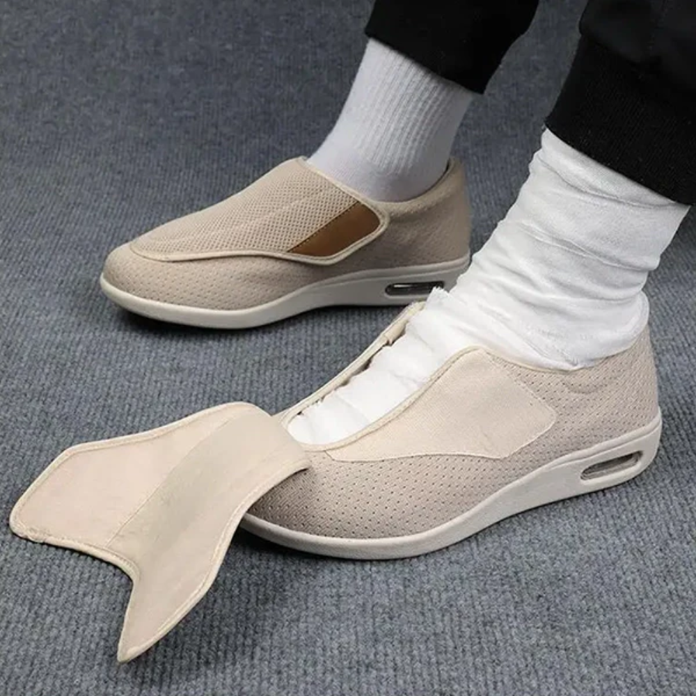 Men's Lace-Up Diabetic Shoes Wide Memory Foam | Footwear - Image 1