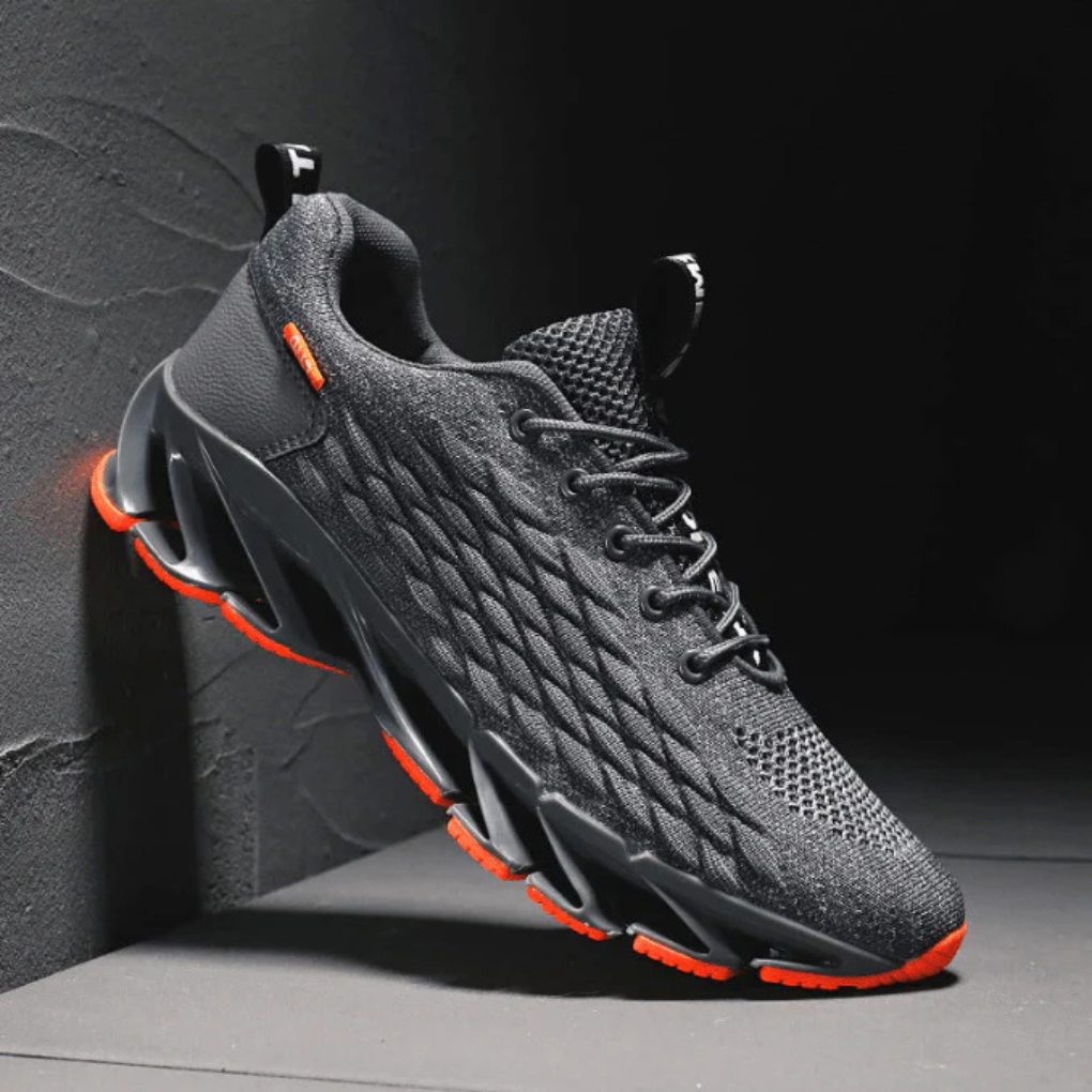 Men's Running Shoes Knit Casual | Athletic Footwear - Image 1