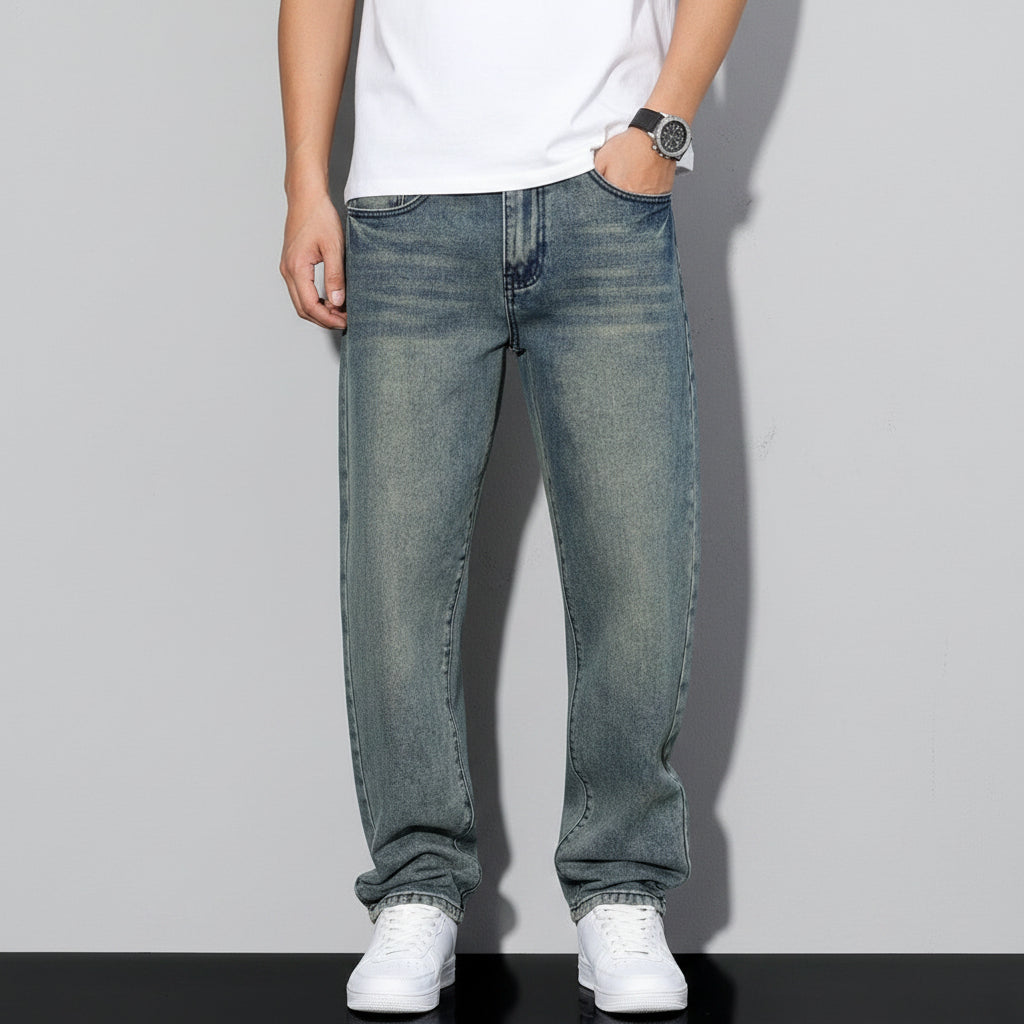 Men's Straight Leg Jeans Loose Fit | Casual Jeans - Image 11