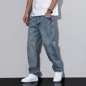 Men's Straight Leg Jeans Loose Fit | Casual Jeans - Image 12
