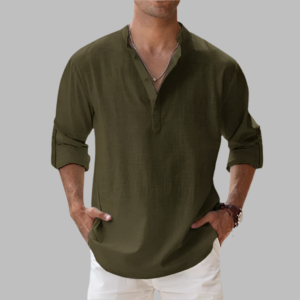 Men's Summer Shirt Button-Down Relaxed Fit | Casual Wear - Image 10