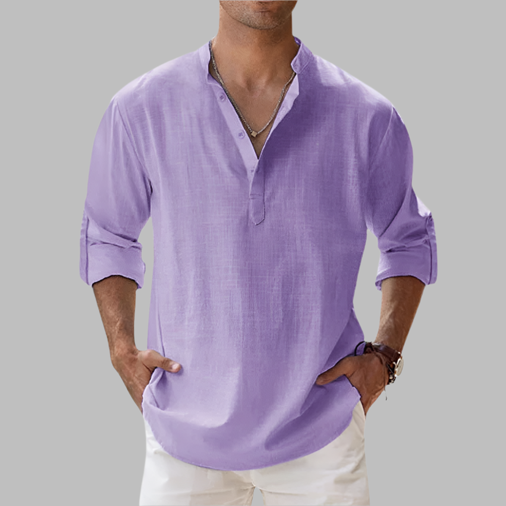 Men's Summer Shirt Button-Down Relaxed Fit | Casual Wear - Image 6