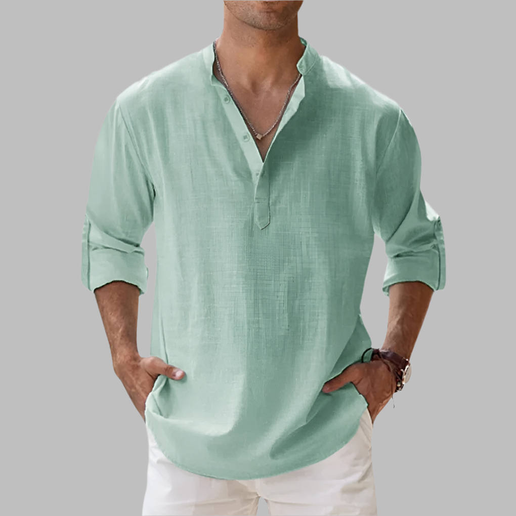 Men's Summer Shirt Button-Down Relaxed Fit | Casual Wear - Image 8