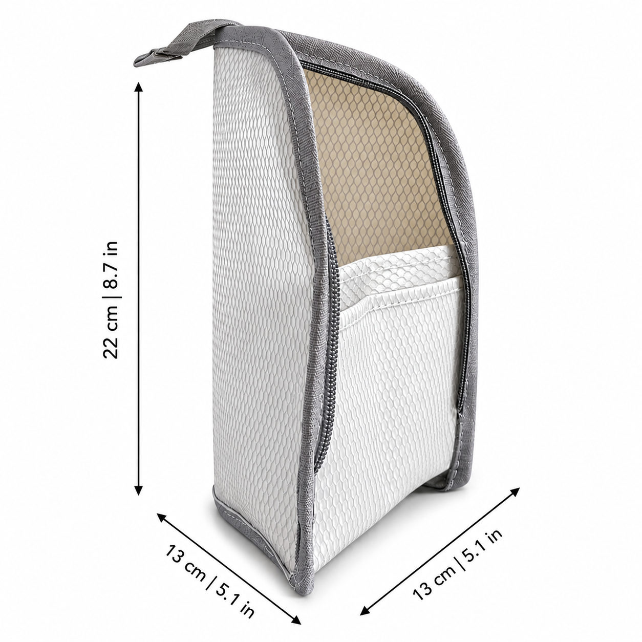 Mesh Cosmetic Organizer Bag Travel and Daily Use 3 Colors - Image 2