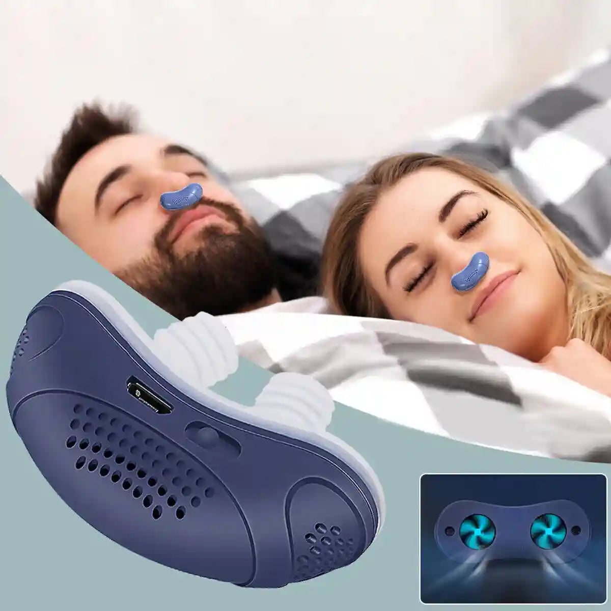 Micro Cpap Sleep Apnea Device Travel &amp; Snoring Relief - Image 1