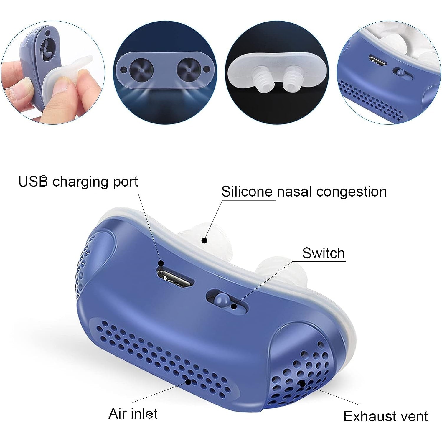 Micro Cpap Sleep Apnea Device Travel & Snoring Relief - Image 7