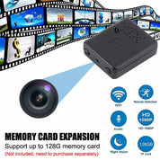 Micro HD Security Camera Audio and Night Vision Indoor Use - Image 4