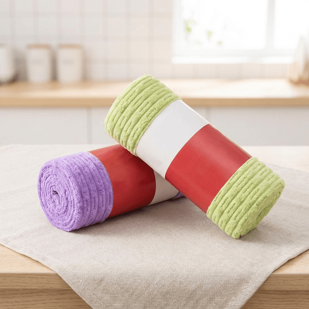 Microfiber Cleaning Cloth Set Home and Kitchen Use 2-Pack - Image 1