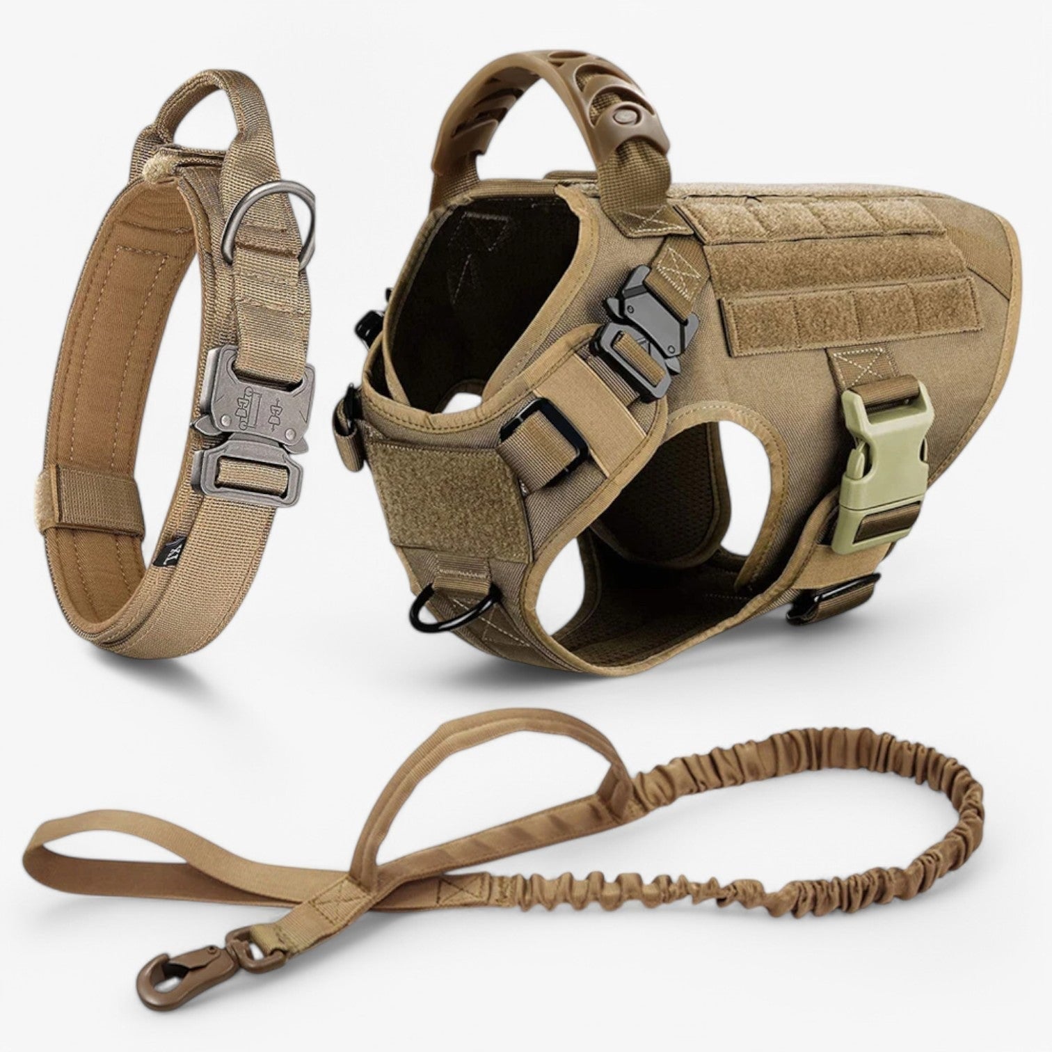Military Dog Tactical Training Vest Quick-Release System - Image 10
