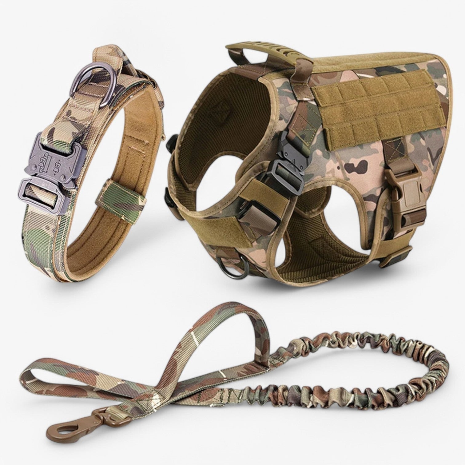 Military Dog Tactical Training Vest Quick-Release System - Image 12
