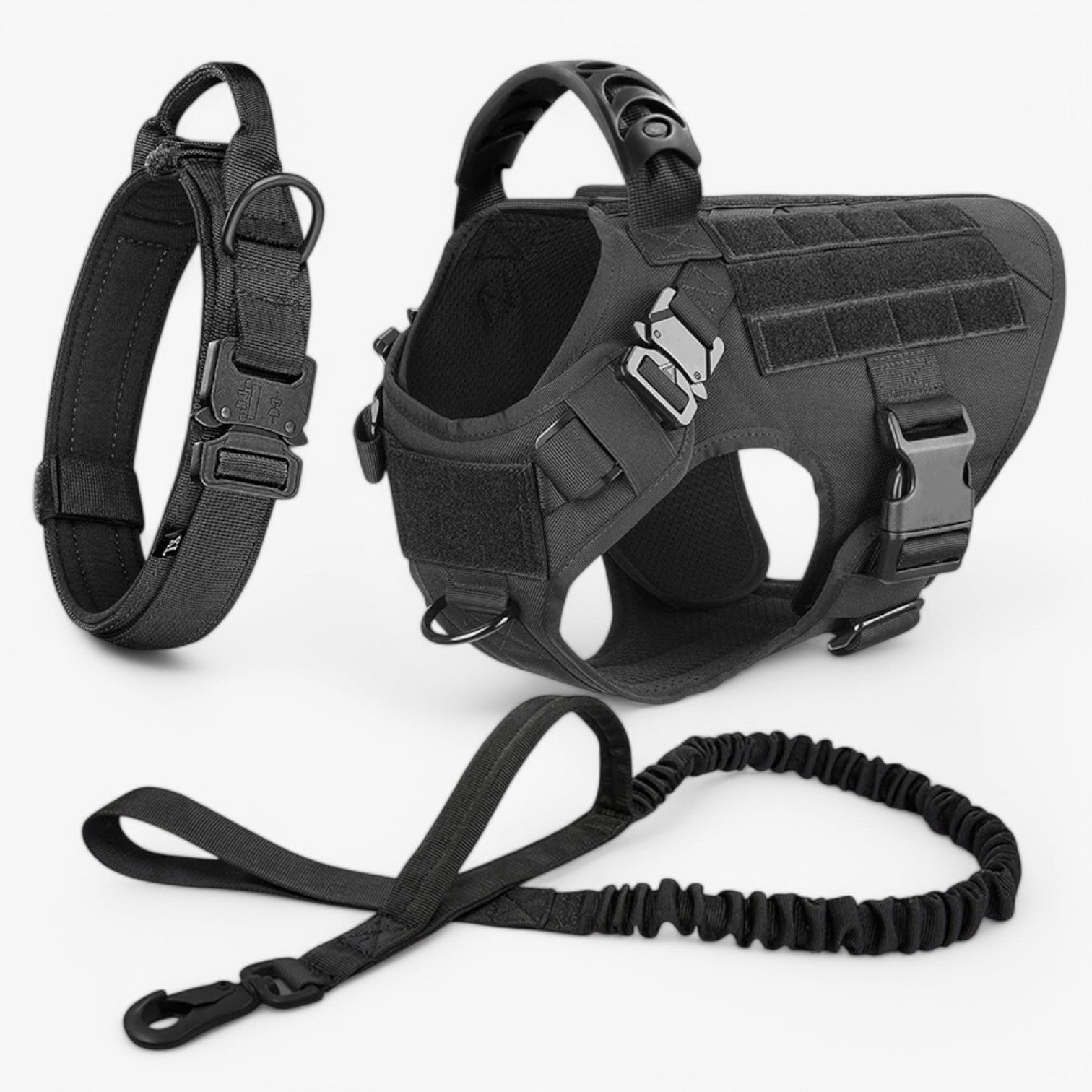 Military Dog Tactical Training Vest Quick-Release System - Image 13
