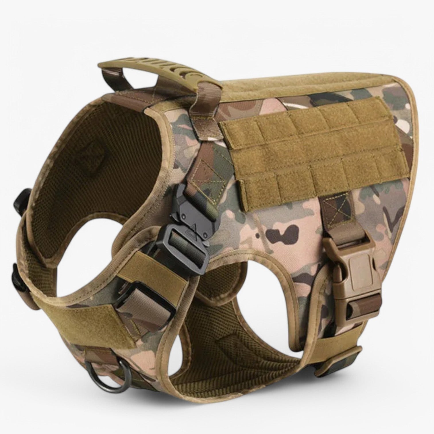 Military Dog Tactical Training Vest Quick-Release System - Image 2