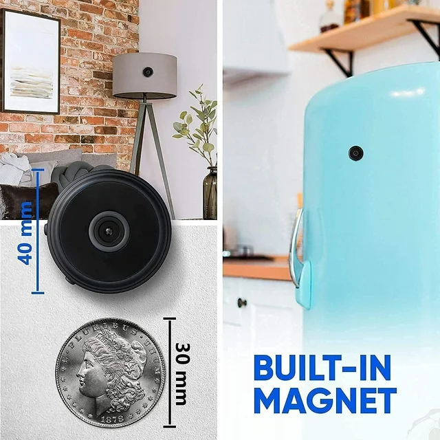 Mini Wireless Security Camera Audio Home Monitoring - Image 2