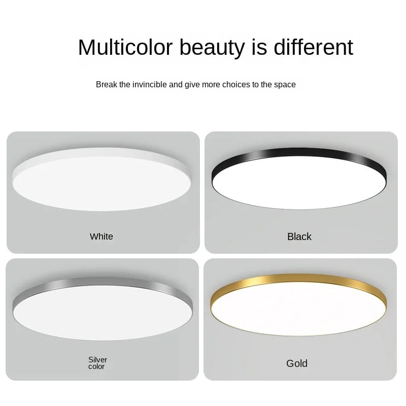 Minimalist Round LED Ceiling Modern Home Decor 66 - Image 17