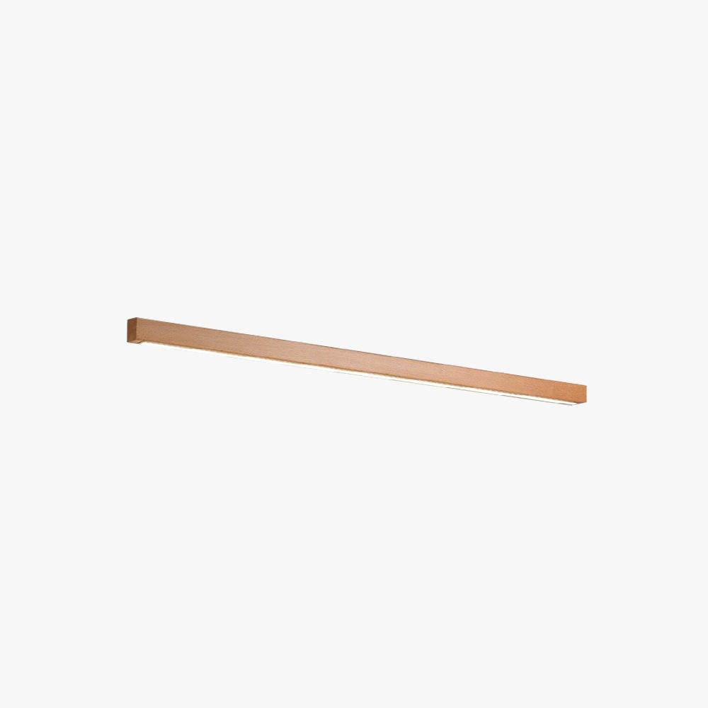 Minimalist Wood Bathroom Wall Light Fixture Modern Spaces - Image 1