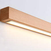 Minimalist Wood Bathroom Wall Light Fixture Modern Spaces - Image 14