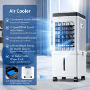 Mobile Air Cooler 3-In-1 Portable Evaporative Cooling Home - Image 5