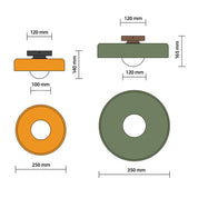 Modern Ceiling Light Fixture Kitchen Round Flush Mount Design - Image 33