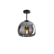 Modern Ceiling Light Retro Copper Glass Shade - Image 19