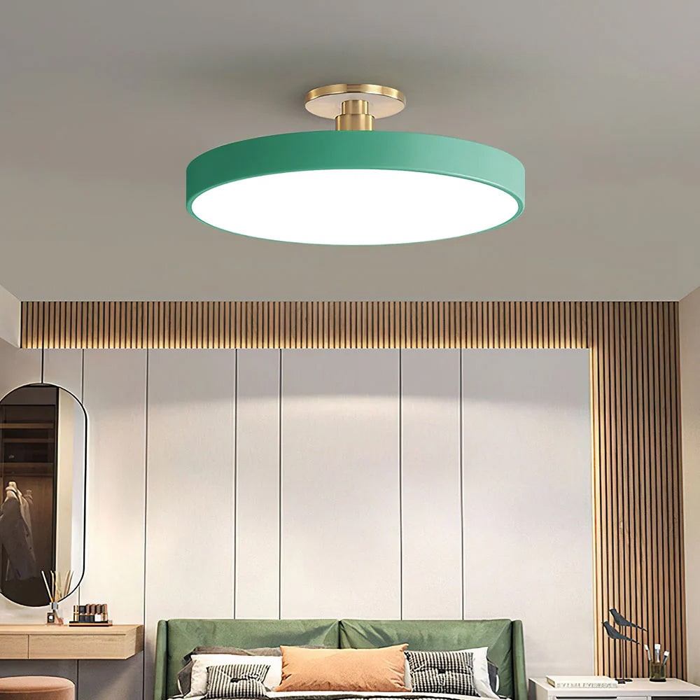 Modern Circular Ceiling Fixture Bedroom LED Flush Mount - Image 10