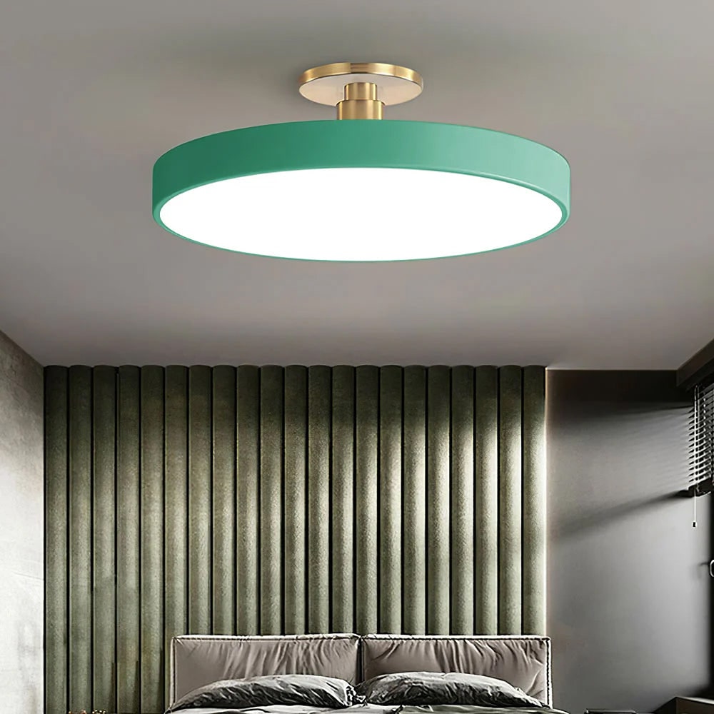 Modern Circular Ceiling Fixture Bedroom LED Flush Mount - Image 12