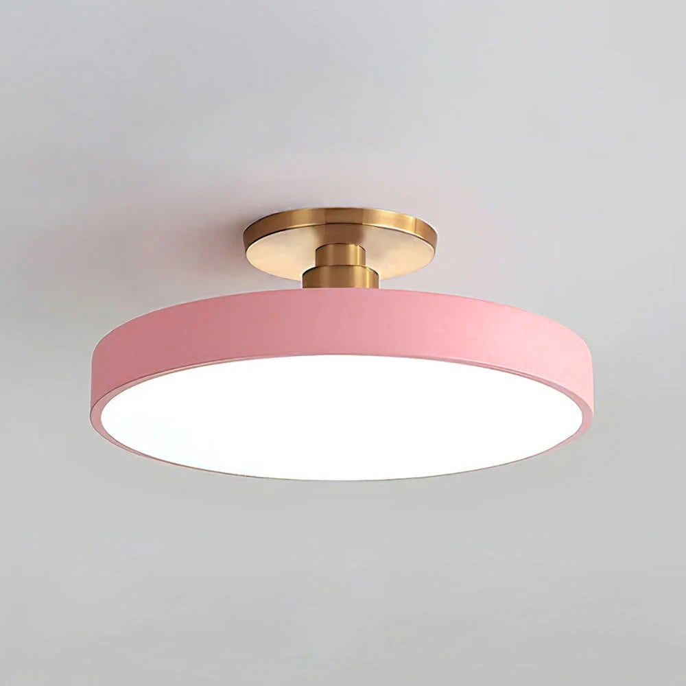 Modern Circular Ceiling Fixture Bedroom LED Flush Mount - Image 14